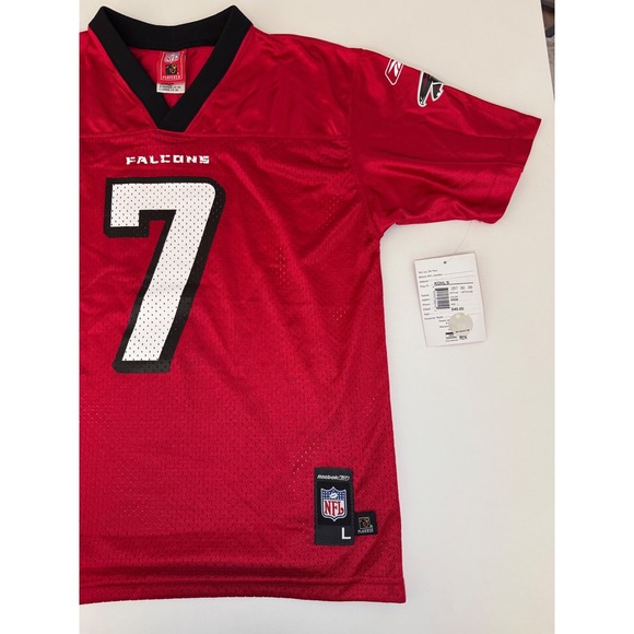Reebok Atlanta Falcons Vick Jersey NFL Football Red Kids Size L - Picture 2 of 5